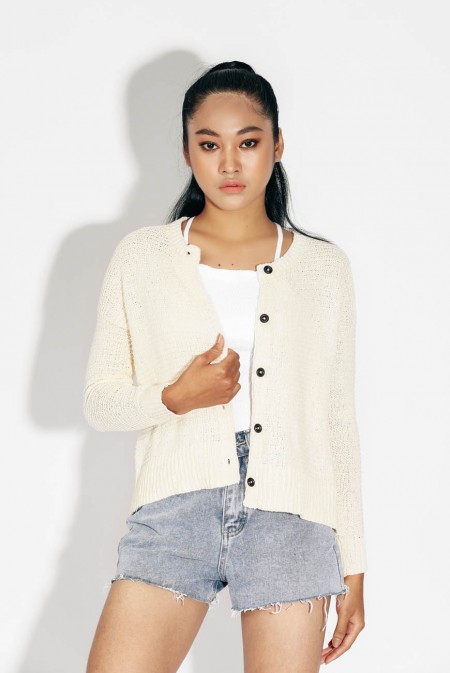 Lady Long Sleeves Lace Sweater Cardigans